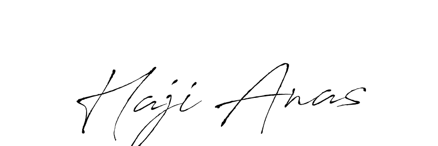 Make a beautiful signature design for name Haji Anas. With this signature (Antro_Vectra) style, you can create a handwritten signature for free. Haji Anas signature style 6 images and pictures png