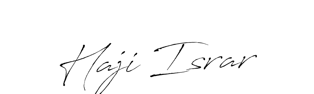 You should practise on your own different ways (Antro_Vectra) to write your name (Haji Israr) in signature. don't let someone else do it for you. Haji Israr signature style 6 images and pictures png