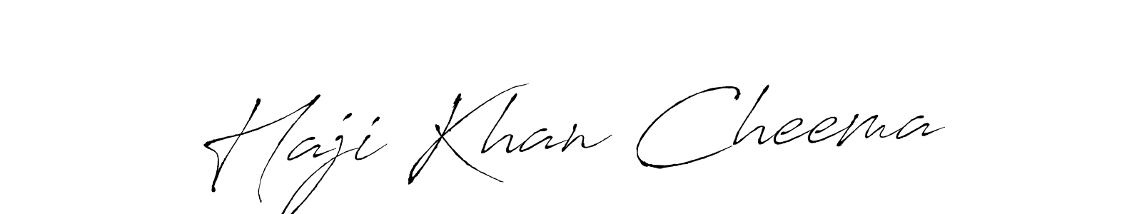 Antro_Vectra is a professional signature style that is perfect for those who want to add a touch of class to their signature. It is also a great choice for those who want to make their signature more unique. Get Haji Khan Cheema name to fancy signature for free. Haji Khan Cheema signature style 6 images and pictures png