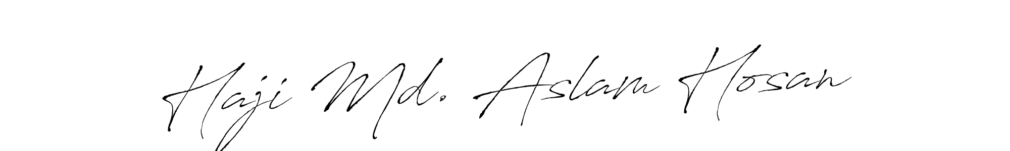 You should practise on your own different ways (Antro_Vectra) to write your name (Haji Md. Aslam Hosan) in signature. don't let someone else do it for you. Haji Md. Aslam Hosan signature style 6 images and pictures png