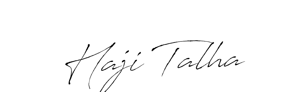How to make Haji Talha name signature. Use Antro_Vectra style for creating short signs online. This is the latest handwritten sign. Haji Talha signature style 6 images and pictures png