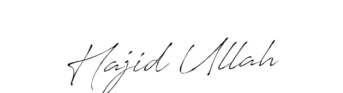 Also we have Hajid Ullah name is the best signature style. Create professional handwritten signature collection using Antro_Vectra autograph style. Hajid Ullah signature style 6 images and pictures png