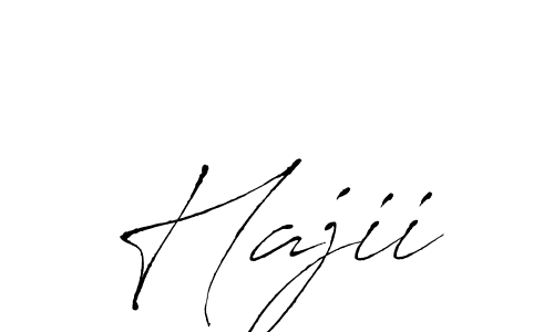 Also we have Hajii name is the best signature style. Create professional handwritten signature collection using Antro_Vectra autograph style. Hajii signature style 6 images and pictures png