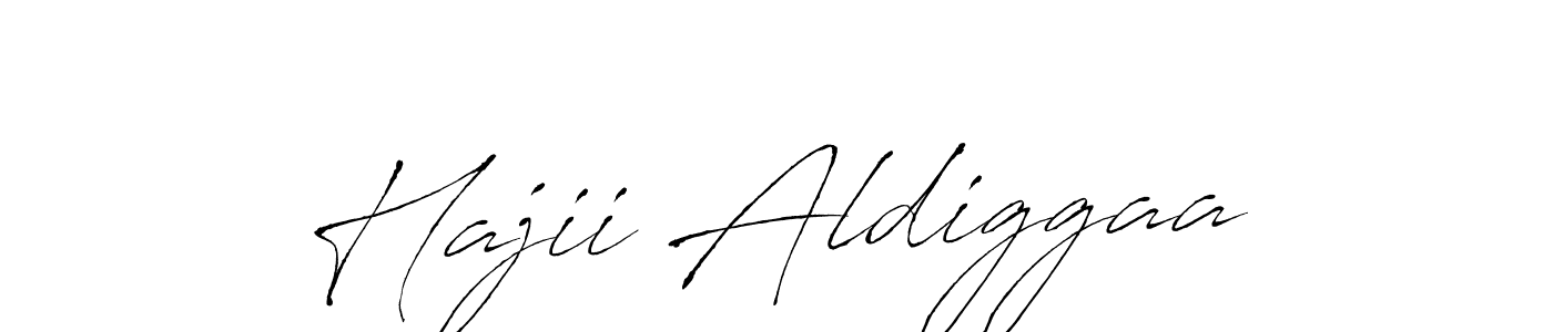 Make a beautiful signature design for name Hajii Aldiggaa. With this signature (Antro_Vectra) style, you can create a handwritten signature for free. Hajii Aldiggaa signature style 6 images and pictures png