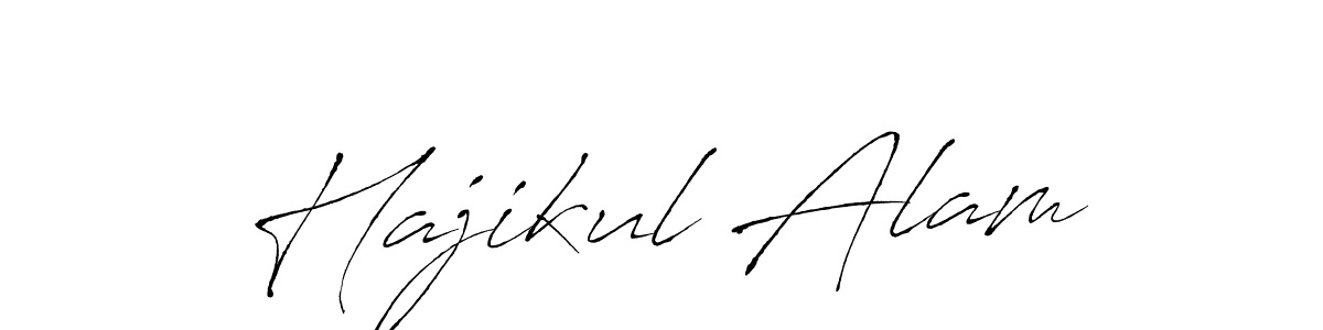 You should practise on your own different ways (Antro_Vectra) to write your name (Hajikul Alam) in signature. don't let someone else do it for you. Hajikul Alam signature style 6 images and pictures png