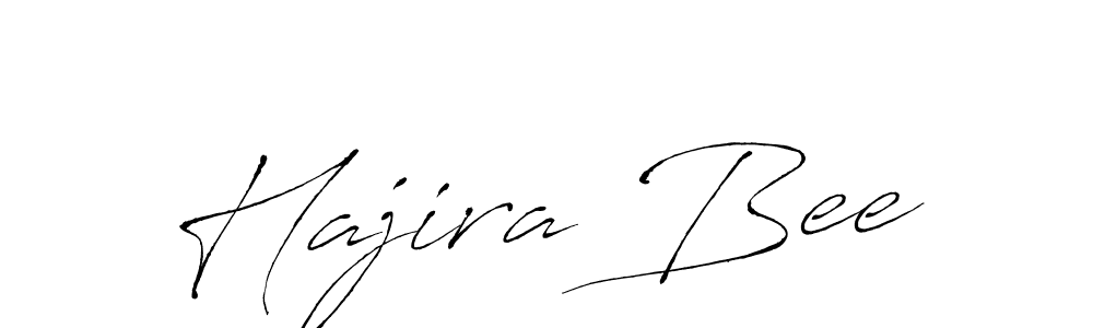 Antro_Vectra is a professional signature style that is perfect for those who want to add a touch of class to their signature. It is also a great choice for those who want to make their signature more unique. Get Hajira Bee name to fancy signature for free. Hajira Bee signature style 6 images and pictures png