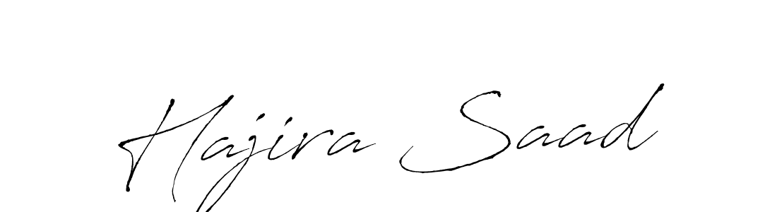 Also You can easily find your signature by using the search form. We will create Hajira Saad name handwritten signature images for you free of cost using Antro_Vectra sign style. Hajira Saad signature style 6 images and pictures png