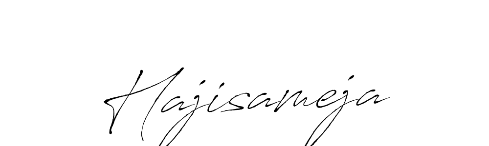 Create a beautiful signature design for name Hajisameja. With this signature (Antro_Vectra) fonts, you can make a handwritten signature for free. Hajisameja signature style 6 images and pictures png