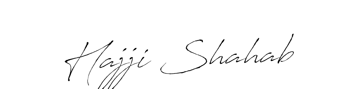 Also You can easily find your signature by using the search form. We will create Hajji Shahab name handwritten signature images for you free of cost using Antro_Vectra sign style. Hajji Shahab signature style 6 images and pictures png