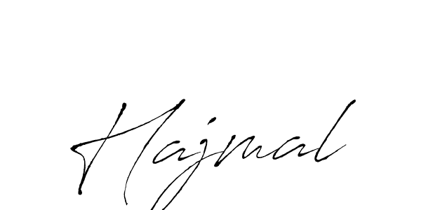 How to make Hajmal signature? Antro_Vectra is a professional autograph style. Create handwritten signature for Hajmal name. Hajmal signature style 6 images and pictures png