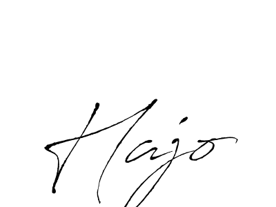 How to make Hajo signature? Antro_Vectra is a professional autograph style. Create handwritten signature for Hajo name. Hajo signature style 6 images and pictures png