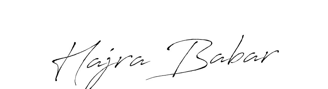 It looks lik you need a new signature style for name Hajra Babar. Design unique handwritten (Antro_Vectra) signature with our free signature maker in just a few clicks. Hajra Babar signature style 6 images and pictures png