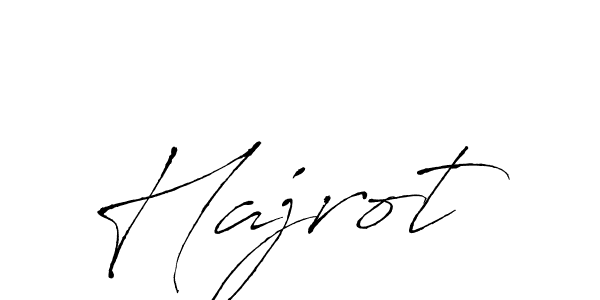 Design your own signature with our free online signature maker. With this signature software, you can create a handwritten (Antro_Vectra) signature for name Hajrot. Hajrot signature style 6 images and pictures png