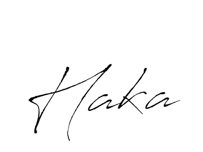 Haka stylish signature style. Best Handwritten Sign (Antro_Vectra) for my name. Handwritten Signature Collection Ideas for my name Haka. Haka signature style 6 images and pictures png