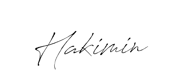 Make a beautiful signature design for name Hakimin. With this signature (Antro_Vectra) style, you can create a handwritten signature for free. Hakimin signature style 6 images and pictures png