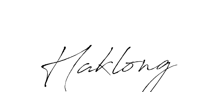 Make a beautiful signature design for name Haklong. With this signature (Antro_Vectra) style, you can create a handwritten signature for free. Haklong signature style 6 images and pictures png