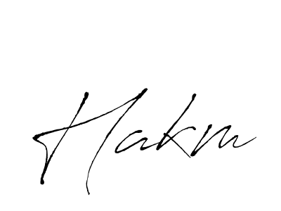 Make a beautiful signature design for name Hakm. With this signature (Antro_Vectra) style, you can create a handwritten signature for free. Hakm signature style 6 images and pictures png