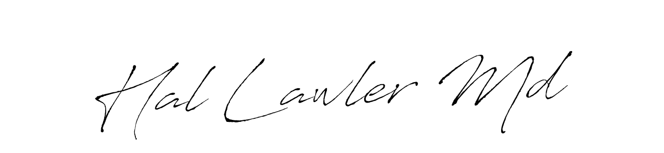 Antro_Vectra is a professional signature style that is perfect for those who want to add a touch of class to their signature. It is also a great choice for those who want to make their signature more unique. Get Hal Lawler Md name to fancy signature for free. Hal Lawler Md signature style 6 images and pictures png