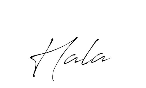 The best way (Antro_Vectra) to make a short signature is to pick only two or three words in your name. The name Hala  include a total of six letters. For converting this name. Hala  signature style 6 images and pictures png