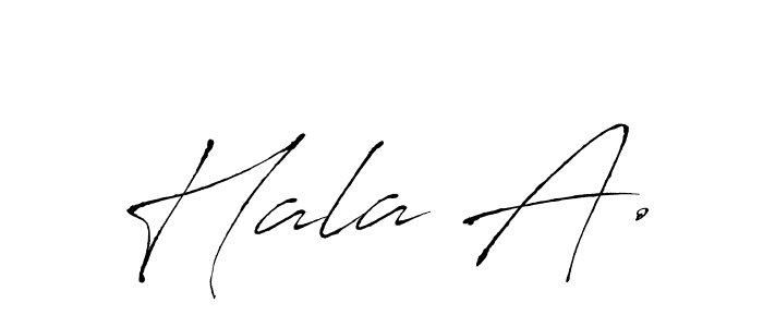 How to make Hala A. signature? Antro_Vectra is a professional autograph style. Create handwritten signature for Hala A. name. Hala A. signature style 6 images and pictures png