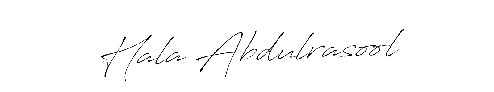 Make a short Hala Abdulrasool signature style. Manage your documents anywhere anytime using Antro_Vectra. Create and add eSignatures, submit forms, share and send files easily. Hala Abdulrasool signature style 6 images and pictures png
