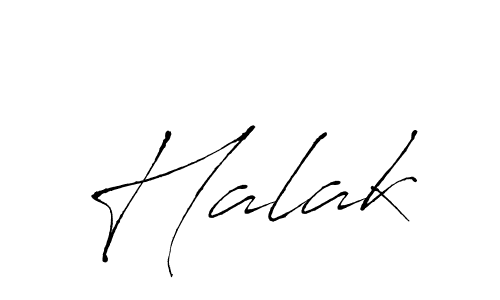 Halak stylish signature style. Best Handwritten Sign (Antro_Vectra) for my name. Handwritten Signature Collection Ideas for my name Halak. Halak signature style 6 images and pictures png