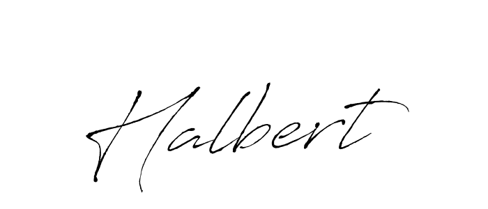 Make a beautiful signature design for name Halbert. With this signature (Antro_Vectra) style, you can create a handwritten signature for free. Halbert signature style 6 images and pictures png