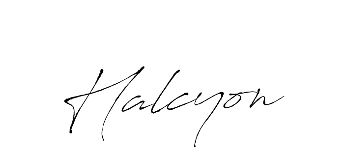 Design your own signature with our free online signature maker. With this signature software, you can create a handwritten (Antro_Vectra) signature for name Halcyon. Halcyon signature style 6 images and pictures png