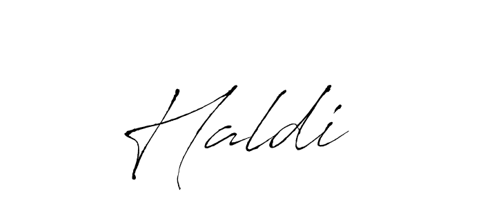 Use a signature maker to create a handwritten signature online. With this signature software, you can design (Antro_Vectra) your own signature for name Haldi . Haldi  signature style 6 images and pictures png