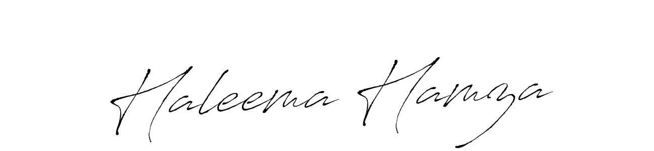 How to make Haleema Hamza name signature. Use Antro_Vectra style for creating short signs online. This is the latest handwritten sign. Haleema Hamza signature style 6 images and pictures png