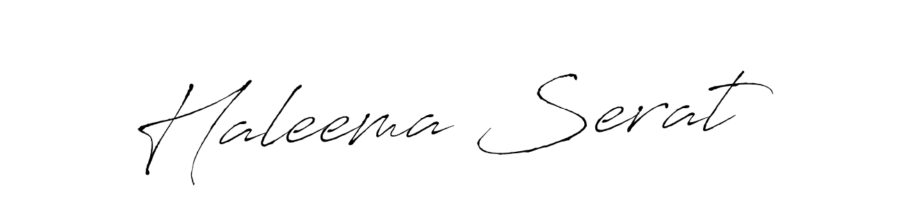 How to make Haleema Serat name signature. Use Antro_Vectra style for creating short signs online. This is the latest handwritten sign. Haleema Serat signature style 6 images and pictures png