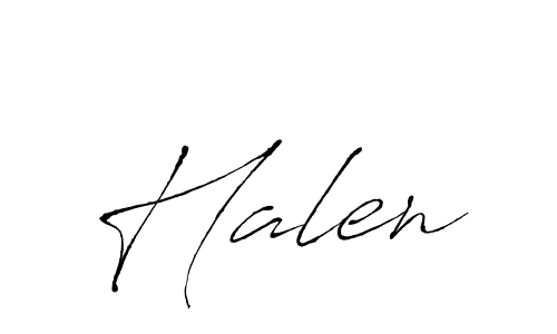 How to Draw Halen signature style? Antro_Vectra is a latest design signature styles for name Halen. Halen signature style 6 images and pictures png