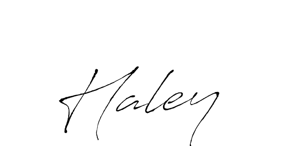 The best way (Antro_Vectra) to make a short signature is to pick only two or three words in your name. The name Haley  include a total of six letters. For converting this name. Haley  signature style 6 images and pictures png