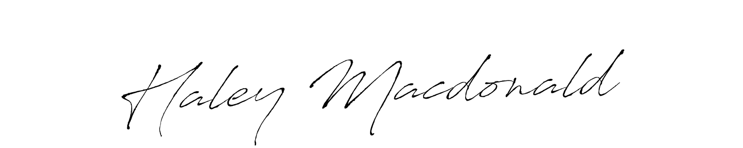 Similarly Antro_Vectra is the best handwritten signature design. Signature creator online .You can use it as an online autograph creator for name Haley Macdonald. Haley Macdonald signature style 6 images and pictures png