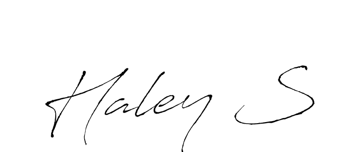 Make a beautiful signature design for name Haley S. Use this online signature maker to create a handwritten signature for free. Haley S signature style 6 images and pictures png