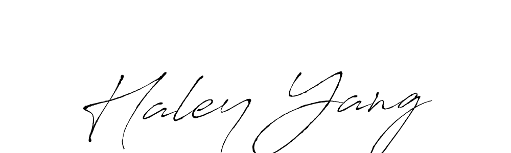 Also You can easily find your signature by using the search form. We will create Haley Yang name handwritten signature images for you free of cost using Antro_Vectra sign style. Haley Yang signature style 6 images and pictures png