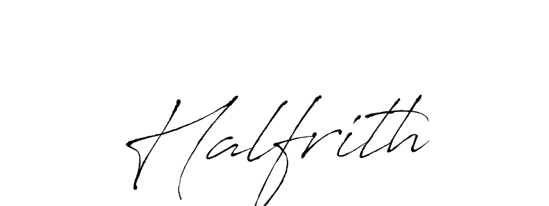 Create a beautiful signature design for name Halfrith. With this signature (Antro_Vectra) fonts, you can make a handwritten signature for free. Halfrith signature style 6 images and pictures png