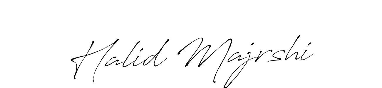 Antro_Vectra is a professional signature style that is perfect for those who want to add a touch of class to their signature. It is also a great choice for those who want to make their signature more unique. Get Halid Majrshi name to fancy signature for free. Halid Majrshi signature style 6 images and pictures png