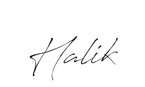 Antro_Vectra is a professional signature style that is perfect for those who want to add a touch of class to their signature. It is also a great choice for those who want to make their signature more unique. Get Halik name to fancy signature for free. Halik signature style 6 images and pictures png