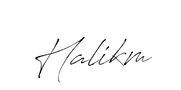 Also we have Halikm name is the best signature style. Create professional handwritten signature collection using Antro_Vectra autograph style. Halikm signature style 6 images and pictures png