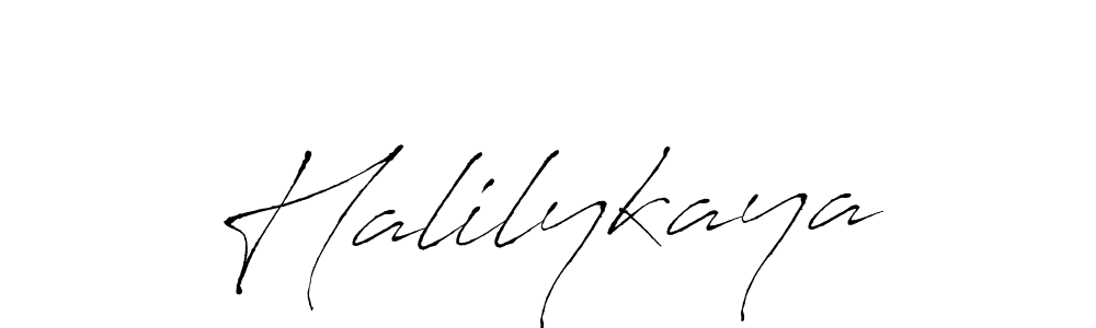 Use a signature maker to create a handwritten signature online. With this signature software, you can design (Antro_Vectra) your own signature for name Halilykaya. Halilykaya signature style 6 images and pictures png