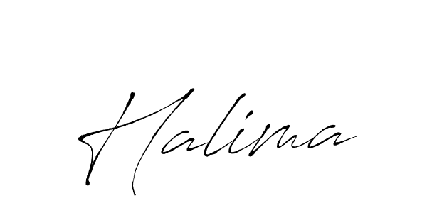 Create a beautiful signature design for name Halima. With this signature (Antro_Vectra) fonts, you can make a handwritten signature for free. Halima signature style 6 images and pictures png