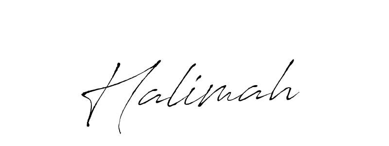 Design your own signature with our free online signature maker. With this signature software, you can create a handwritten (Antro_Vectra) signature for name Halimah . Halimah  signature style 6 images and pictures png