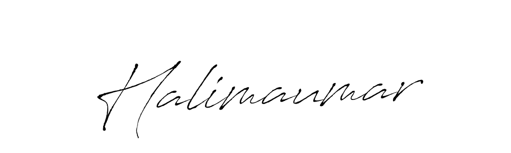 You should practise on your own different ways (Antro_Vectra) to write your name (Halimaumar) in signature. don't let someone else do it for you. Halimaumar signature style 6 images and pictures png