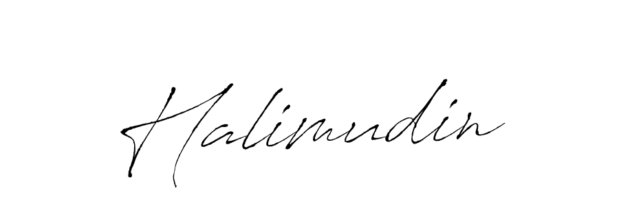 Also we have Halimudin name is the best signature style. Create professional handwritten signature collection using Antro_Vectra autograph style. Halimudin signature style 6 images and pictures png