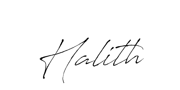 if you are searching for the best signature style for your name Halith. so please give up your signature search. here we have designed multiple signature styles  using Antro_Vectra. Halith signature style 6 images and pictures png