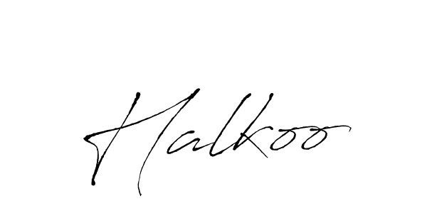 You should practise on your own different ways (Antro_Vectra) to write your name (Halkoo) in signature. don't let someone else do it for you. Halkoo signature style 6 images and pictures png