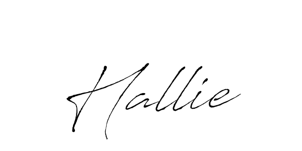 Antro_Vectra is a professional signature style that is perfect for those who want to add a touch of class to their signature. It is also a great choice for those who want to make their signature more unique. Get Hallie name to fancy signature for free. Hallie signature style 6 images and pictures png