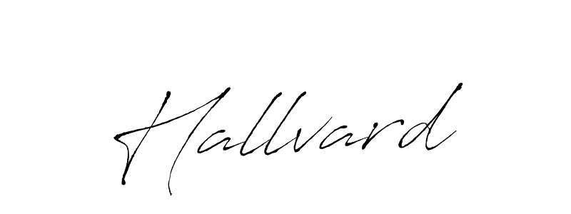 Make a beautiful signature design for name Hallvard. With this signature (Antro_Vectra) style, you can create a handwritten signature for free. Hallvard signature style 6 images and pictures png