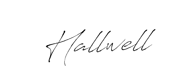 Use a signature maker to create a handwritten signature online. With this signature software, you can design (Antro_Vectra) your own signature for name Hallwell. Hallwell signature style 6 images and pictures png